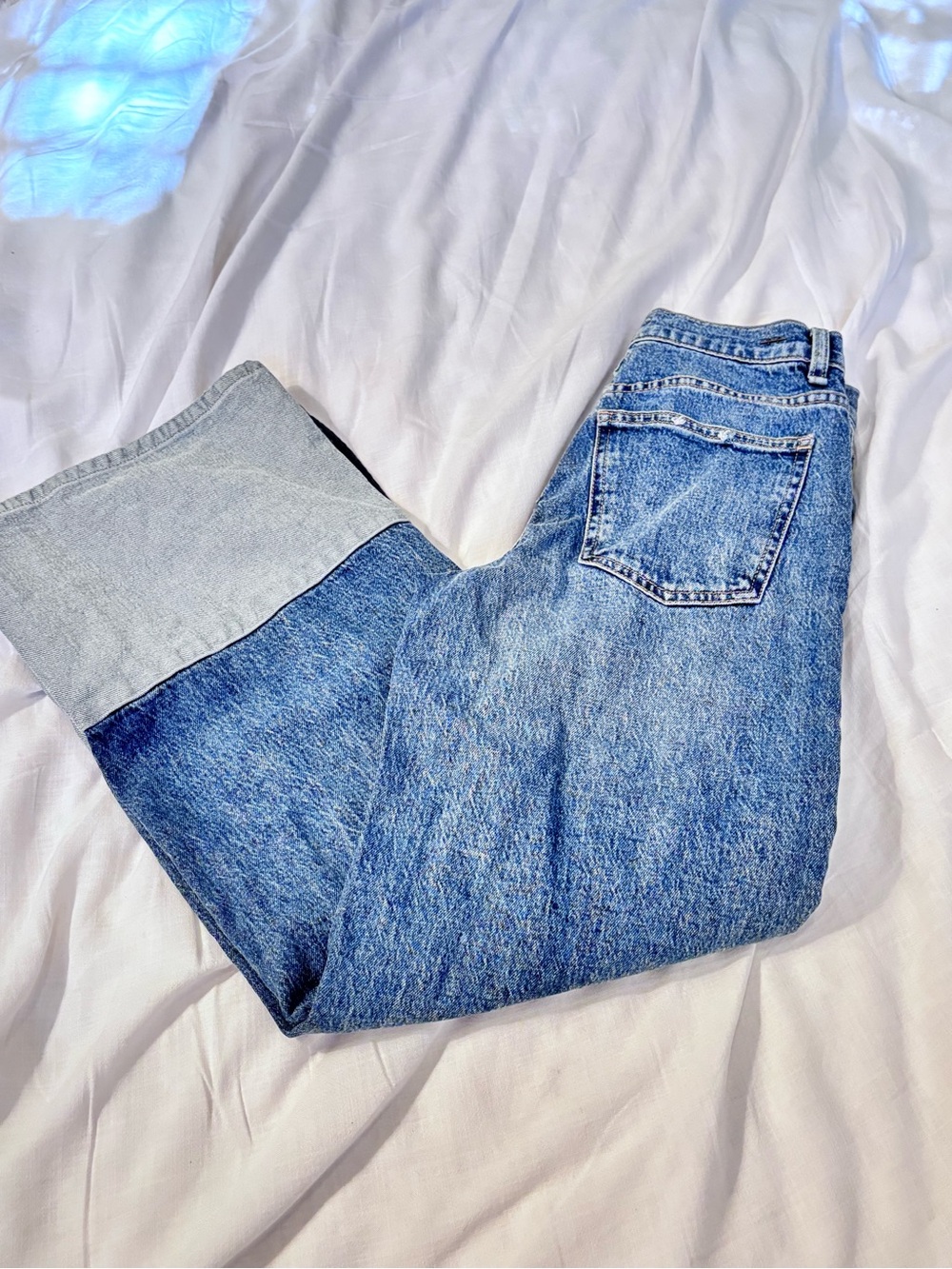 Habitual High-Rise Vintage Wash Blue Jeans